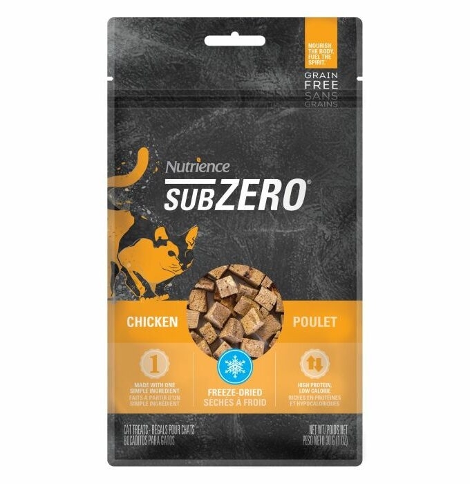 [Nutrience-貓小食]SubZero系列｜凍乾脫水100%純鮮雞肉｜30g｜美國製