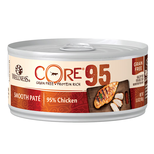 [Wellness-貓罐]CORE 95% ™ 系列｜ 純鮮雞肉｜(肉醬/主食)｜5.5oz