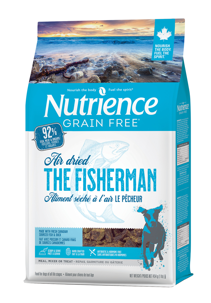 [Nutrience]狗用｜無穀物風乾肉片糧｜海洋風味(鱈魚、鯡魚、鴨)｜1kg｜(全犬)｜(代訂)