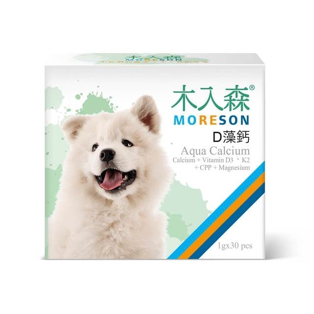 [木入森-保健品]犬寶｜D藻鈣(鈣粉)｜骨骼保健｜30包