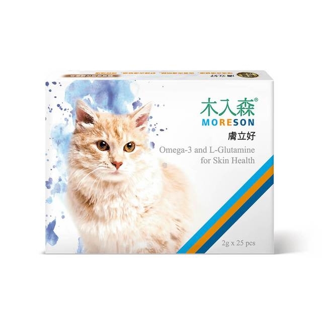 [木入森-保健品]貓咪｜膚立好｜皮膚保健｜細盒 25包