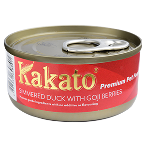 [KAKATO]金蕨系列｜鮮食罐(貓狗)｜杞子燉鴨｜70g｜(湯汁肉絲)