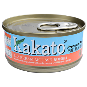 [KAKATO]天然鮮食罐(貓狗)｜鯛魚慕絲｜70g｜(肉泥慕絲)
