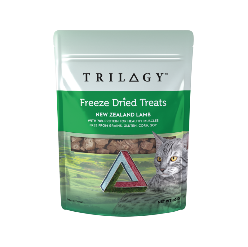 [Trilogy-貓小食]凍乾羊肺粒｜(LAMB LUNG)｜50g