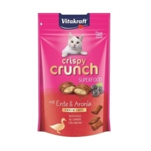 [Vitakraft-貓小食]Crispy Crunch夾心脆餅｜鴨肉+藍莓｜60g