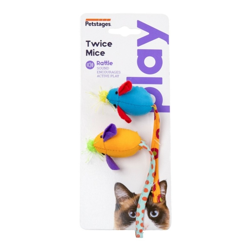 [Petstages-玩具]兩隻小老鼠TWICE MICE