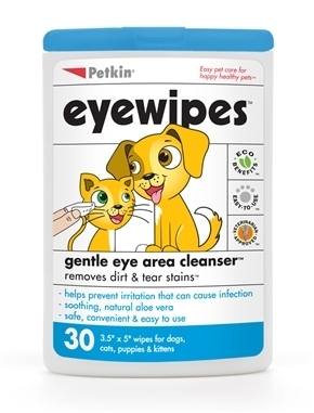 [Petkin]天然蘆薈眼部清潔濕紙巾(貓狗)｜EYEWIPES｜30Pcs