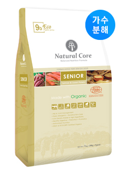 [Natural Core]ECO9b三文魚有機狗糧(老犬) (代訂) 1kg(200g*5包)