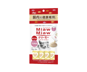 [Aixia]Miaw Miaw｜腸胃配方｜吞拿魚唧唧肉泥醬｜(15g*4條)｜日本製
