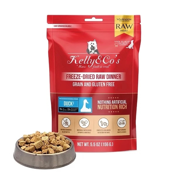 [Kelly and Co’s-狗糧]鮮肉凍乾主食系列｜鴨肉｜156g