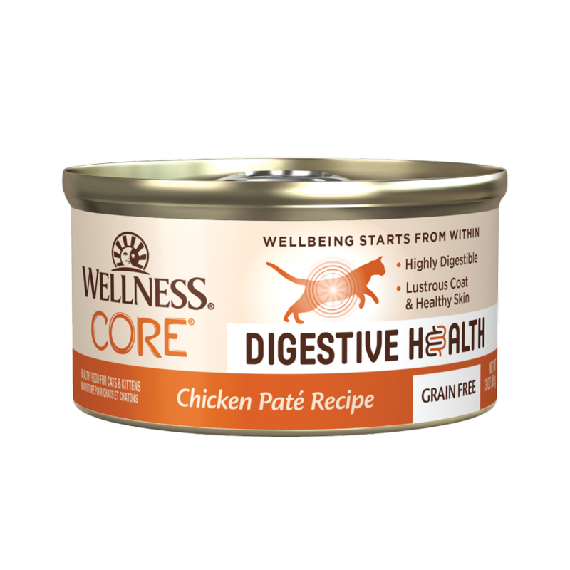 [Wellness-貓罐]CORE｜Digestive Health腸胃消化｜純鮮嫩雞肉｜(肉醬/主食)｜3oz