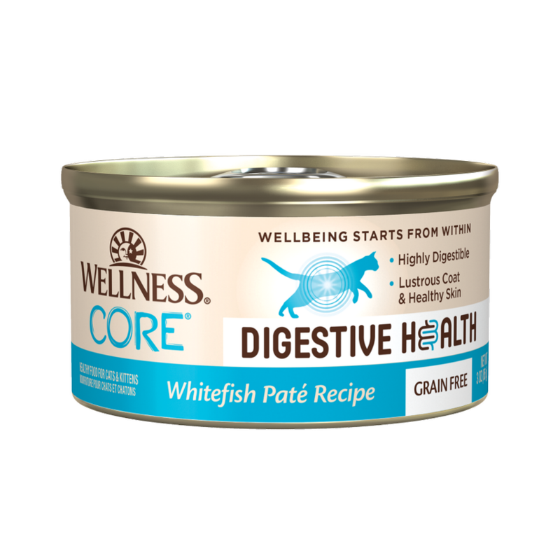 [Wellness-貓罐]CORE｜Digestive Health腸胃消化｜白魚｜(肉醬/主食)｜3oz