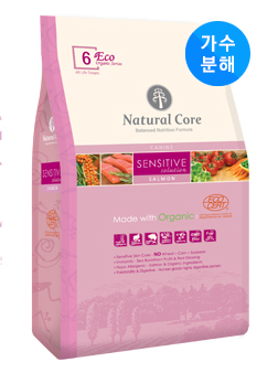 [Natural Core]ECO6-有機防敏感三文魚狗糧(全犬) (代訂) - 1kg(200g*5包)