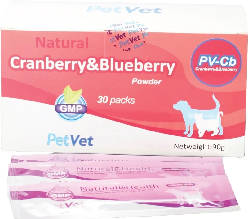[PetVet]犬貓用｜小紅莓藍莓粉｜Cranberry & Blueberry Powder｜(PV-Cb) 90g(30小包)