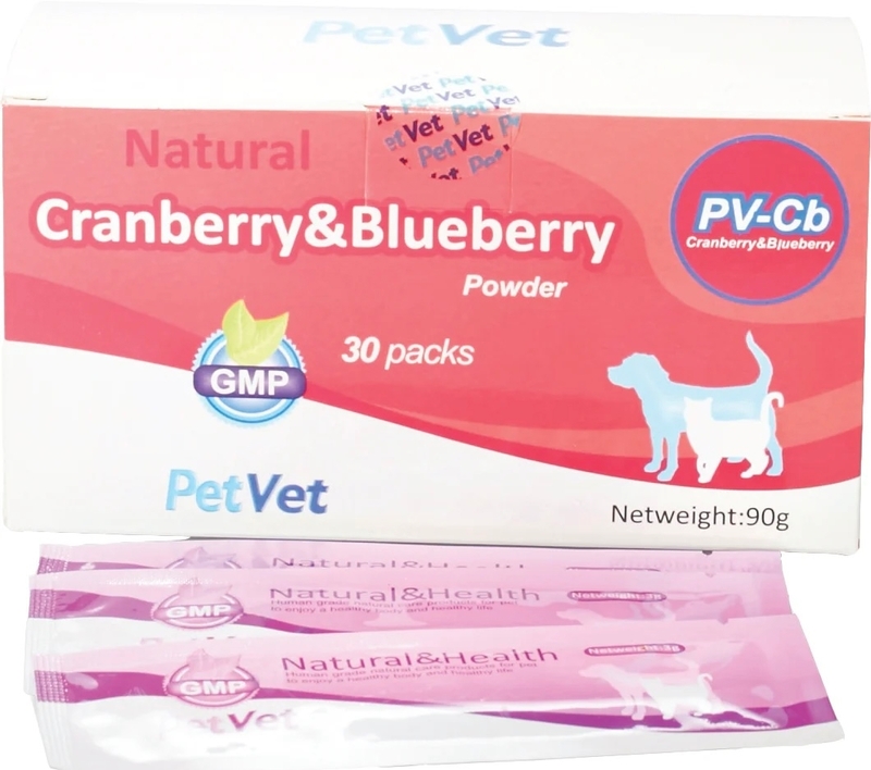 [PetVet]犬貓用｜小紅莓藍莓粉｜Cranberry & Blueberry Powder｜(PV-Cb) 90g(30小包)
