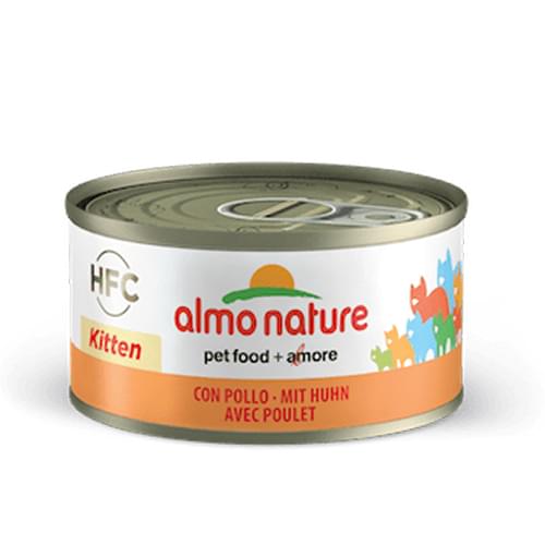 [Almo-貓罐]HFC Natural 系列｜Kitten幼貓配方｜雞肉｜70g｜(湯汁肉絲) 