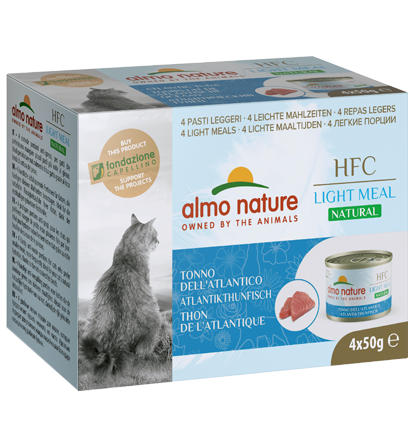 [Almo-貓罐]HFC Natural Light Meal低脂迷你罐系列｜吞拿魚｜單罐50g｜(湯汁肉絲)