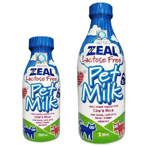 [Zeal]紐西蘭天然無乳糖寵物牛奶｜Pet Milk｜380ml｜(貓狗)