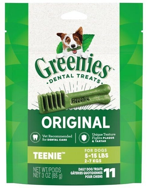 [Greenies-狗用]Teenie(的骰)潔齒骨｜3oz｜11支裝