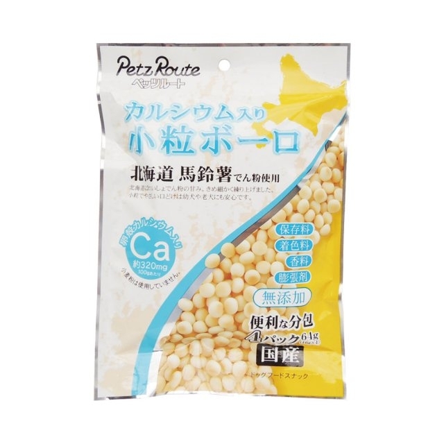 [PetzRoute-狗小食]加鈣小曼頭｜14g*4小包｜日本製