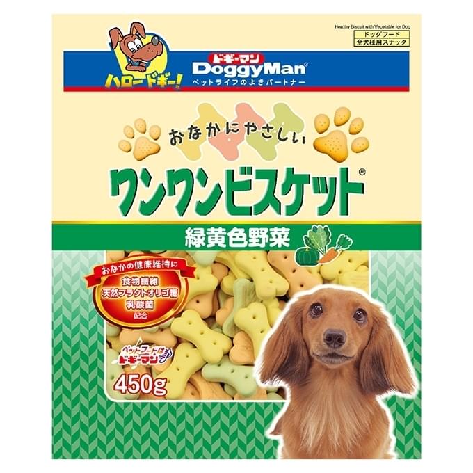 [Doggyman-狗餅]野菜消臭骨型餅｜大包450g