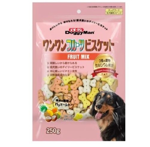 [Doggyman-狗餅]雜果味夾心骨型餅｜250g