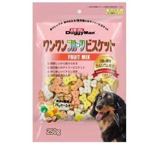 [Doggyman-狗餅]雜果味夾心骨型餅｜(水果餅)｜250g
