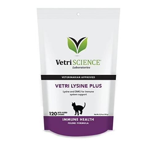 [VetriScience]貓用｜增強抵抗力離胺酸肉粒｜Lysine Plus｜120粒