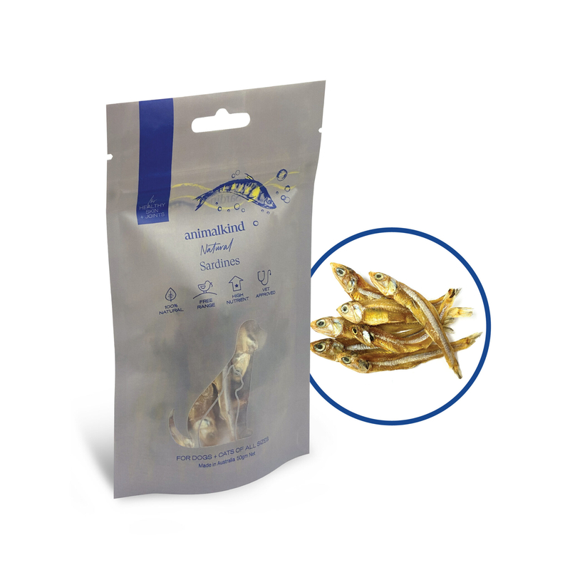 [Animalkind]天然風乾沙甸魚小魚乾(貓狗)｜Sardines｜50g