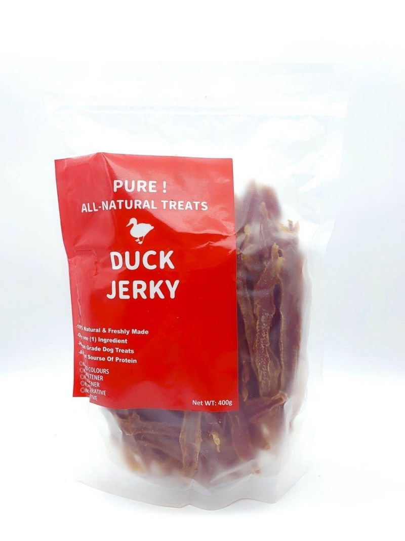 [Pure!]天然風乾純鴨肉片｜Duck Jerky｜400g