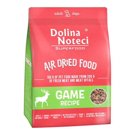 [Dolina Noteci]狗用｜Superfood低溫風乾肉粒糧｜鹿肉配方｜Game｜1kg
