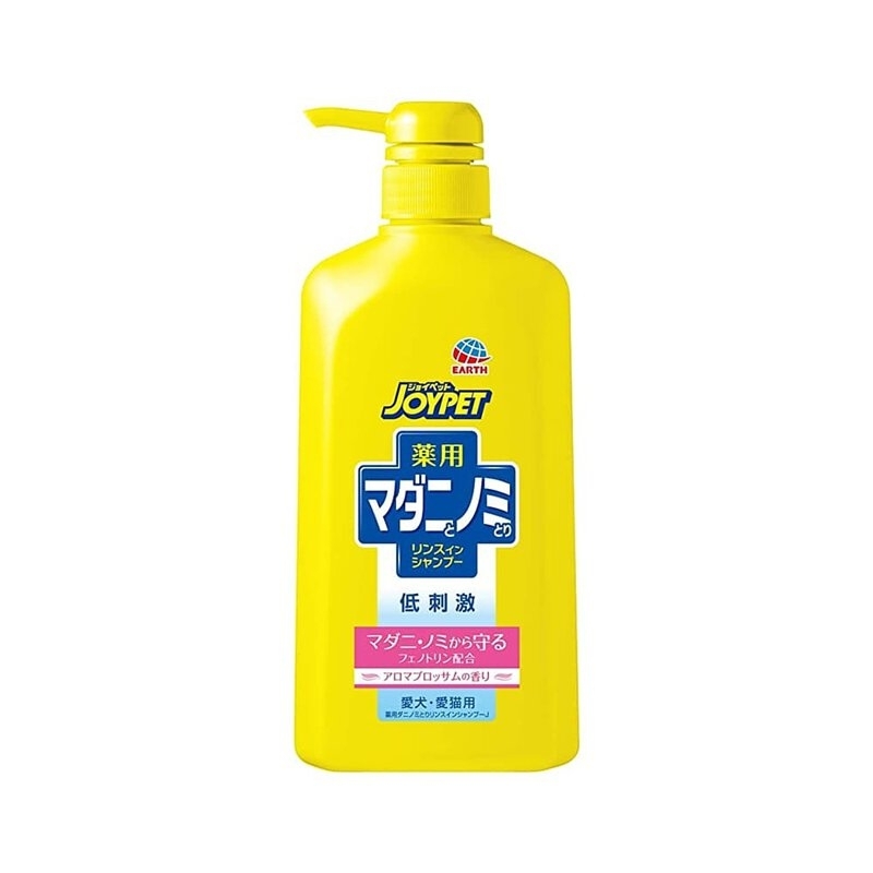 [Joypet]藥用除蝨洗毛液(貓狗)｜600ml｜(日本製)